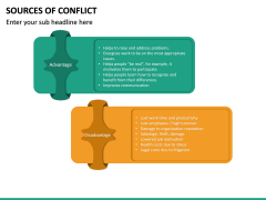 Sources of Conflict PowerPoint Template | SketchBubble