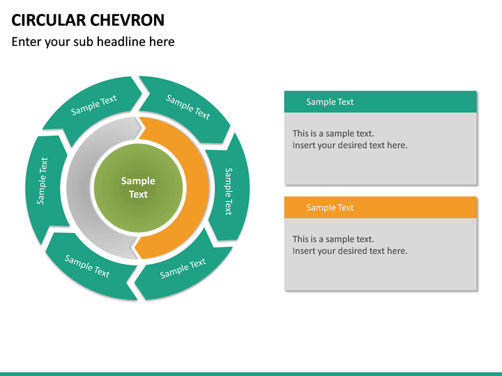 Circular Chevron PowerPoint Template | SketchBubble