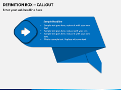 Definition Box – Callout PPT slide 1