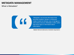Metadata Management PPT slide 1