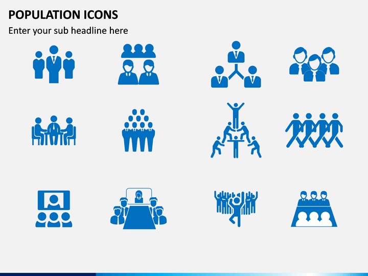 Population Icons PowerPoint | SketchBubble