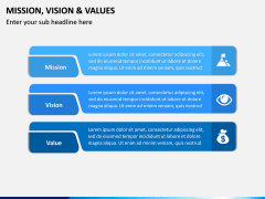 Mission, Vision and Values PowerPoint Template | SketchBubble