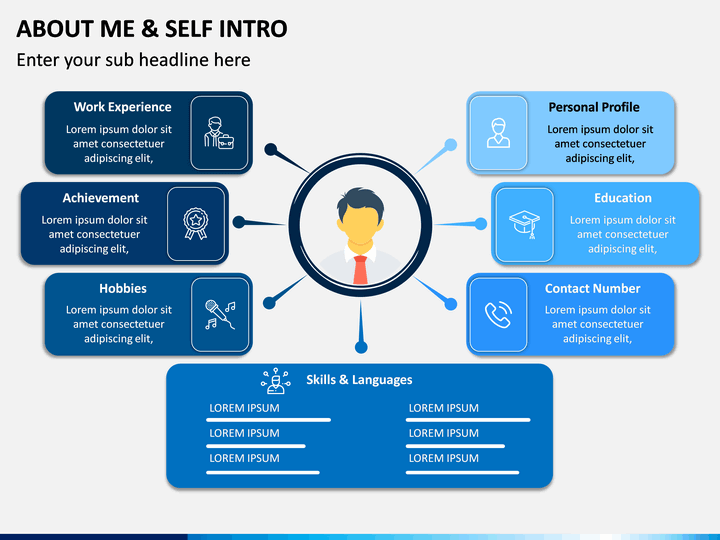 About Me Self Intro Powerpoint Template Sketchbubble