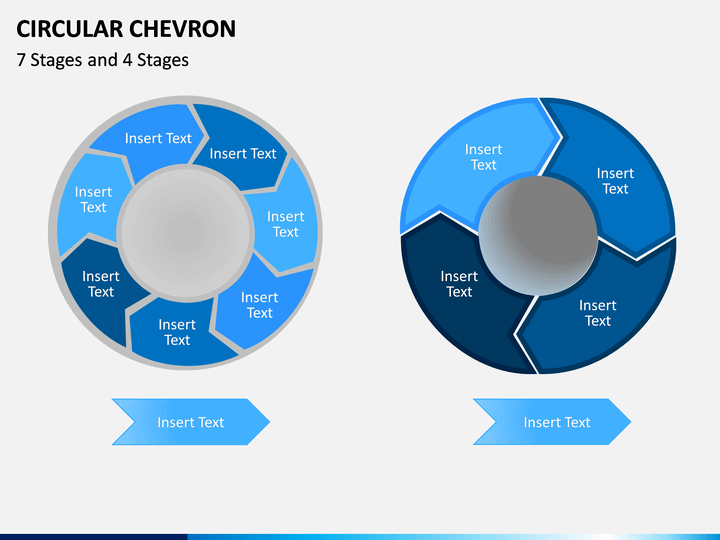 Free 6 Steps Circular Chevron Powerpoint Diagram