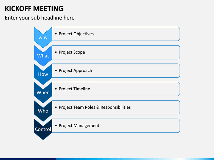 Kickoff Meeting PowerPoint Template SketchBubble