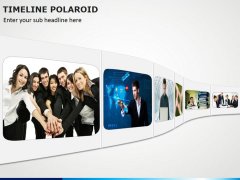 Timeline Polaroid PPT Slide 4