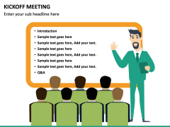 Kickoff Meeting PowerPoint Template | SketchBubble