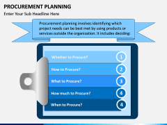 Procurement planning PPT slide 1
