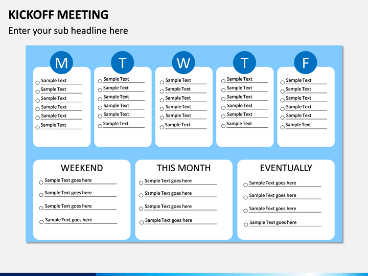 Kick Off Meeting Template