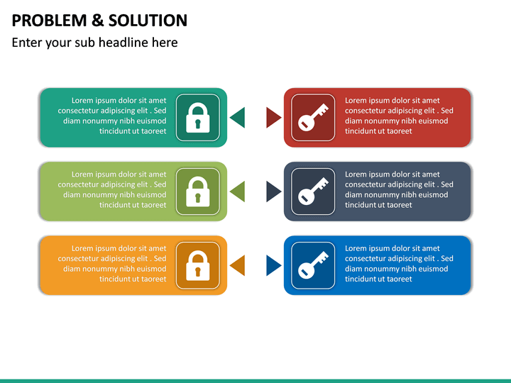 Problem and Solution PowerPoint Template | SketchBubble