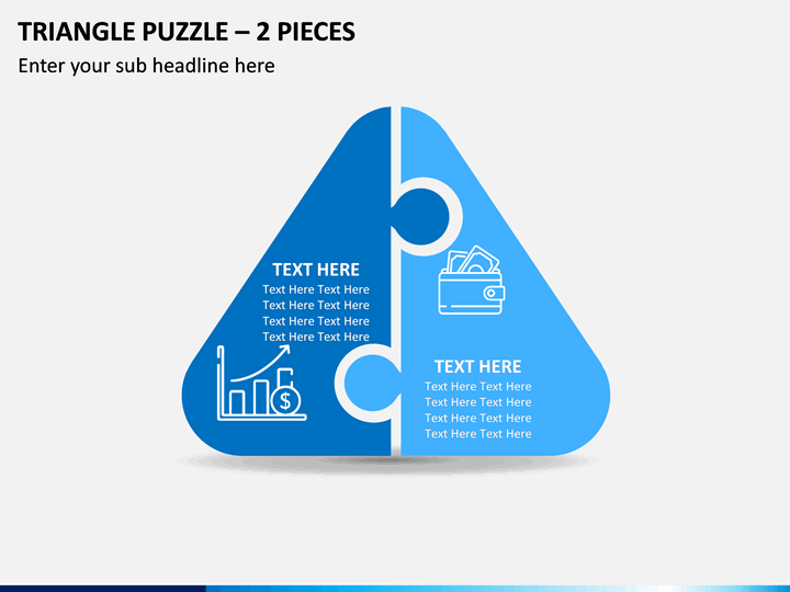 Triangle Puzzle – 2 Pieces PPT Slide 1