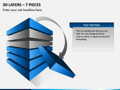 3d Layers – 7 Pieces PPT Slide  1