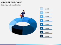Circular ORG Chart PPT Slide 4