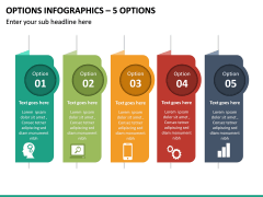 Options Infographics – 5 Options PPT Slide 2