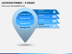 Location Symbol – 4 Stages PPT Slide 1