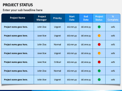 Project Status PPT Slide 7
