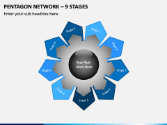 Pentagon Network – 9 Stages PPT Slide 1