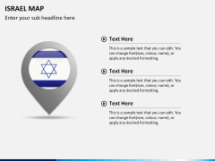 Israel Map PPT slide 20