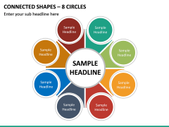 Connected Shapes – 8 Circles PPT Slide 2