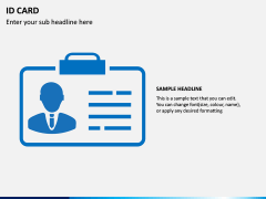 ID Card Icons PPT Slide 8