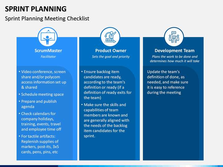 Sprint Planning PowerPoint Template SketchBubble