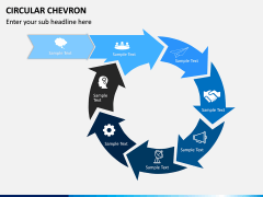 Circular Chevron PPT Slide 11