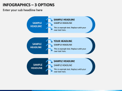 Infographics – 3 Options PPT Slide 1