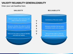 Validity Reliability Generalizability PPT Slide 2