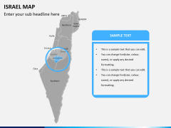 Israel Map PPT slide 9