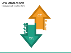Up & Down Arrow PPT slide 2