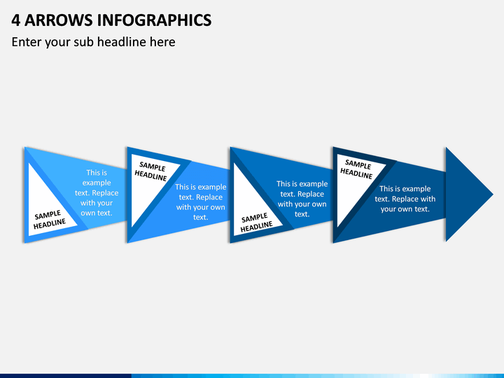 4 Arrows Infographics PPT Slide 1
