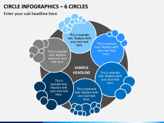 Circle Infographics – 6 Circles PPT Slide 1