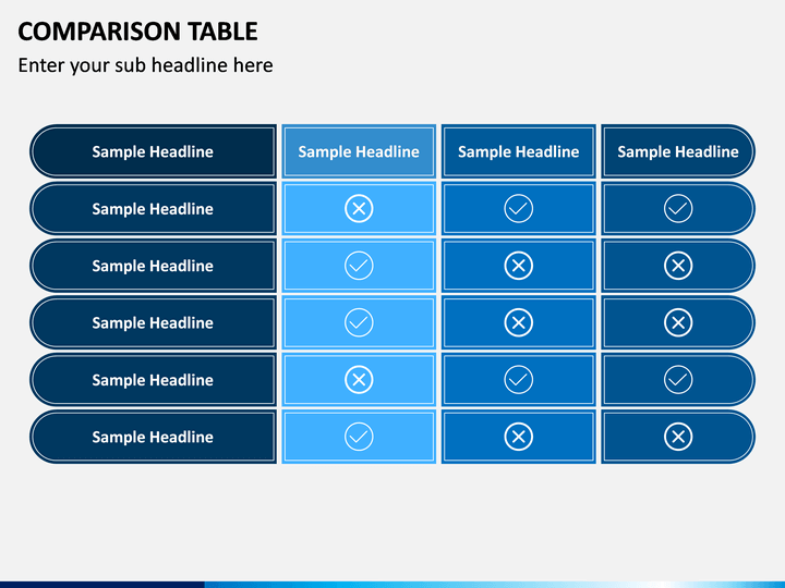 How To Build Creative Comparison Tables In Powerpoint 4018