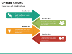 Opposite Arrows PowerPoint Template | SketchBubble