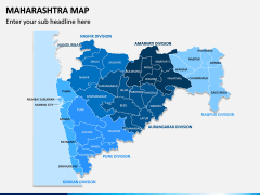 Maharashtra Map PPT Slide 1