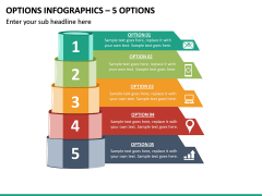 Options Infographics – 5 Options PPT Slide 2