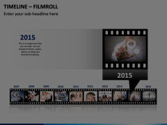 Timeline Film Roll Animated Presentation - SketchBubble