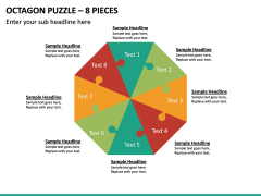 Octagon Puzzle – 8 Pieces PPT Slide 2