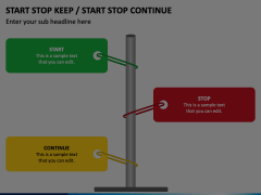 Start Stop Keep Animated Presentation - SketchBubble