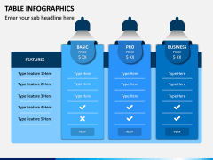 Table Infographics PPT Slide 5