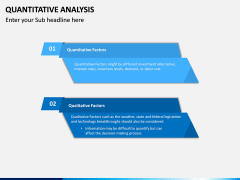 Quantitative Analysis PPT Slide 9
