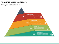 Triangle Shape – 4 Stages PPT Slide 2