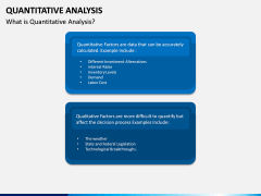 Quantitative Analysis PPT Slide 1