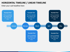 Horizontal Timeline PPT Slide 10