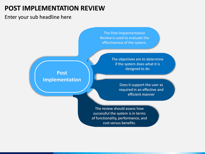 Post Implementation Review PowerPoint Template | SketchBubble benefits of process flow diagrams 