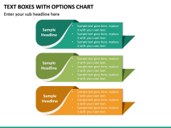 Text Boxes with Options Chart PPT slide 2