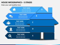 House Infographics – 5 Stages PPT Slide 1