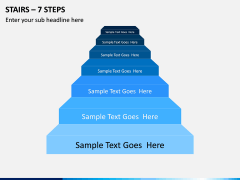 Stairs – 7 Steps PPT Slide 1