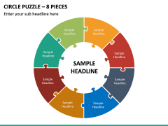 Circle Puzzle – 8 Pieces PPT Slide 2