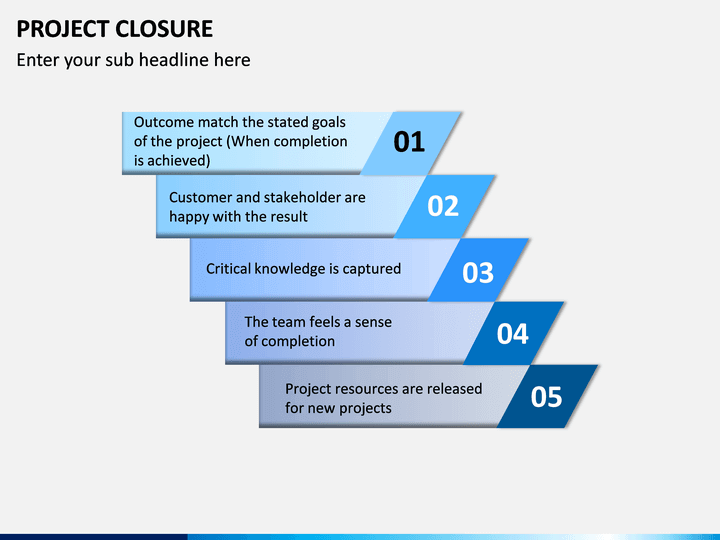 project closure presentation ppt